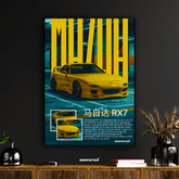 Mazda RX-7 – Rotary Legend Poster